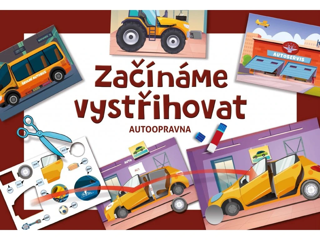 Začínáme vystřihovat - Autoopravna