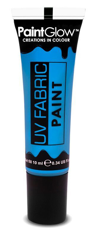 Barvy na textil UV neon 13 ml - modrá (Neon blue)