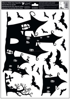 Okenní fólie Halloween 30 × 42 cm